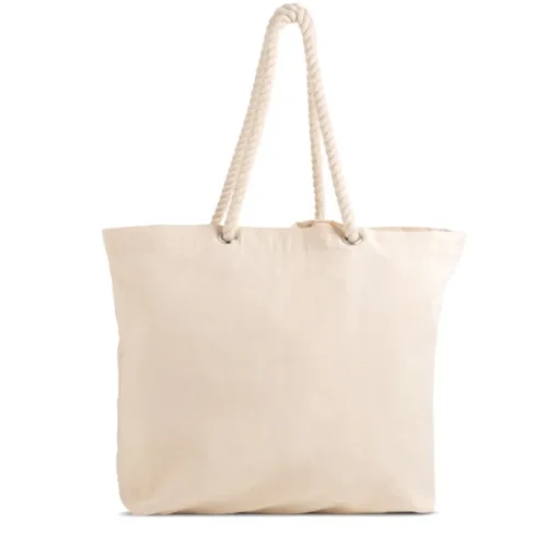 Gift Campaign Borsa mare in tela grande con manici a cordoncino da 220 g/m2> Borse Di Tela Personalizzate