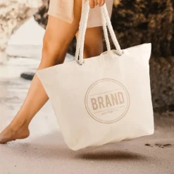 Gift Campaign Borsa mare in tela grande con manici a cordoncino da 220 g/m2></noscript> Borse Di Tela Personalizzate