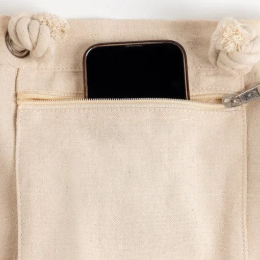 Gift Campaign Borsa mare in tela grande con manici a cordoncino da 220 g/m2> Borse Di Tela Personalizzate