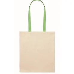 Gift Campaign Borsa per la spesa in cotone da 140 gr/m² con manici lunghi colorati></noscript> Shopper In Cotone Personalizzate