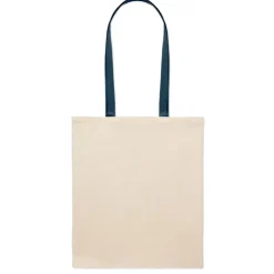 Gift Campaign Borsa per la spesa in cotone da 140 gr/m² con manici lunghi colorati></noscript> Shopper In Cotone Personalizzate