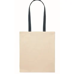 Gift Campaign Borsa per la spesa in cotone da 140 gr/m² con manici lunghi colorati></noscript> Shopper In Cotone Personalizzate