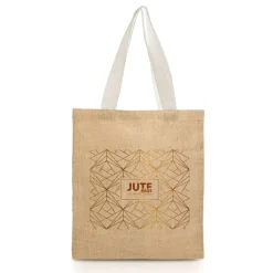Gift Campaign Borsa per la spesa in juta con manici in cotone colorati 265 g/m2></noscript> Borse In Juta