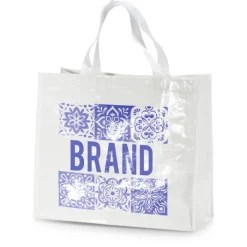 Gift Campaign Borsa per la spesa realizzata in PP laminato lucido e nylon da 120g/m2> Borse Per La Spesa|Borse Di Tela Personalizzate