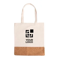 Gift Campaign Borsa personalizzata in twill di cotone e sughero 160 g/m2 Corizza> Tote Bag Personalizzate|Shopper In Cotone Personalizzate