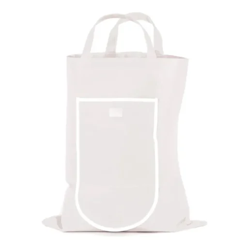 Gift Campaign Borsa pieghevole in non woven con chiusura in velcro 80 g/m2> Borse Per La Spesa