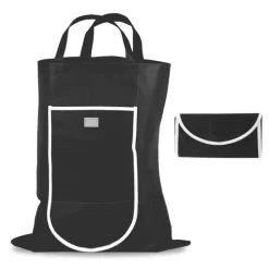 Gift Campaign Borsa pieghevole in non woven con chiusura in velcro 80 g/m2> Borse Per La Spesa