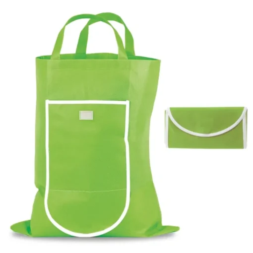 Gift Campaign Borsa pieghevole in non woven con chiusura in velcro 80 g/m2> Borse Per La Spesa