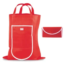 Gift Campaign Borsa pieghevole in non woven con chiusura in velcro 80 g/m2></noscript> Borse Per La Spesa