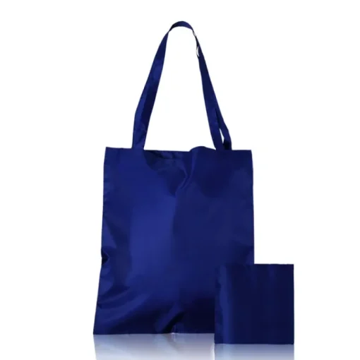 Gift Campaign Borsa pieghevole in rPET plastica riciclate ideale da portare ovunque 50g/m2> Borse Per La Spesa