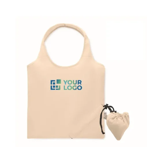 Gift Campaign Borsa pieghevole per la spesa in cotone riciclato e rPET 140 g/m²> Borse Per La Spesa|Shopper In Cotone Personalizzate