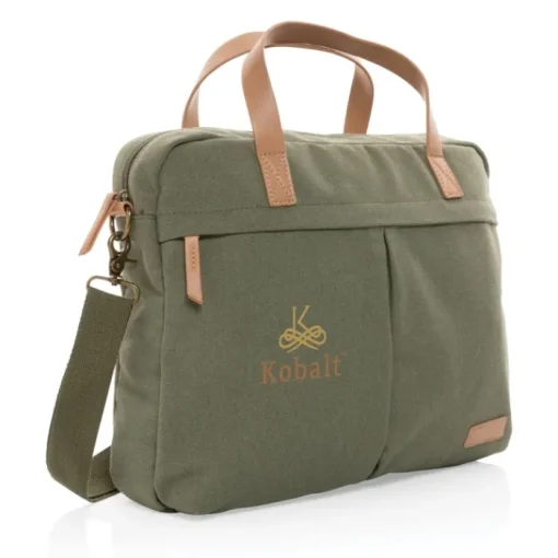 Gift Campaign Borsa porta computer con logo ecologica doppia tasca 15,6'' Getaway> Borse Porta Pc