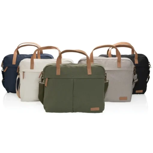 Gift Campaign Borsa porta computer con logo ecologica doppia tasca 15,6'' Getaway> Borse Porta Pc