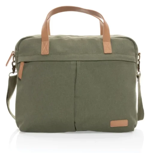 Gift Campaign Borsa porta computer con logo ecologica doppia tasca 15,6'' Getaway> Borse Porta Pc