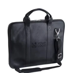 Gift Campaign Borsa porta computer da 15'' in pelle con manici corti e tracolla></noscript> Borse Porta Pc