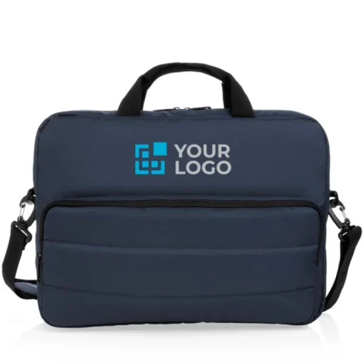Gift Campaign Borsa porta pc personalizzata multitasche con tracolla 15,6” Pocket RPET> Borse Porta Pc