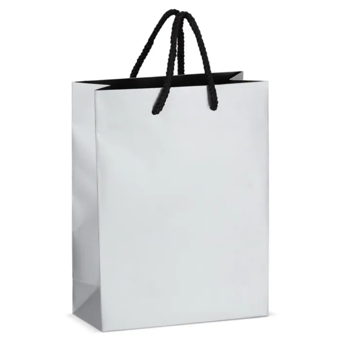 Gift Campaign Borsa regalo in carta con manici e interno nero 18x8x24 cm> Buste Di Carta