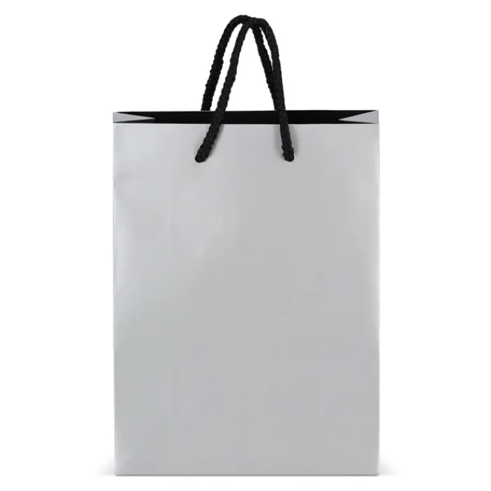 Gift Campaign Borsa regalo in carta con manici e interno nero 18x8x24 cm> Buste Di Carta