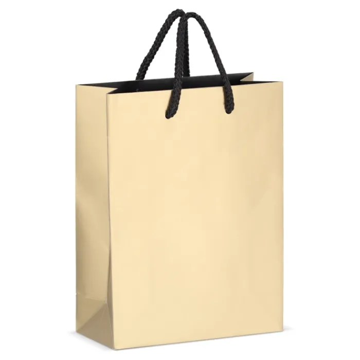 Gift Campaign Borsa regalo in carta con manici e interno nero 18x8x24 cm> Buste Di Carta