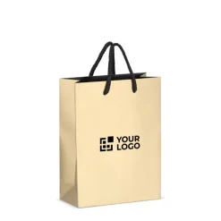Gift Campaign Borsa regalo in carta con manici e interno nero 18x8x24 cm><noscript><img width=