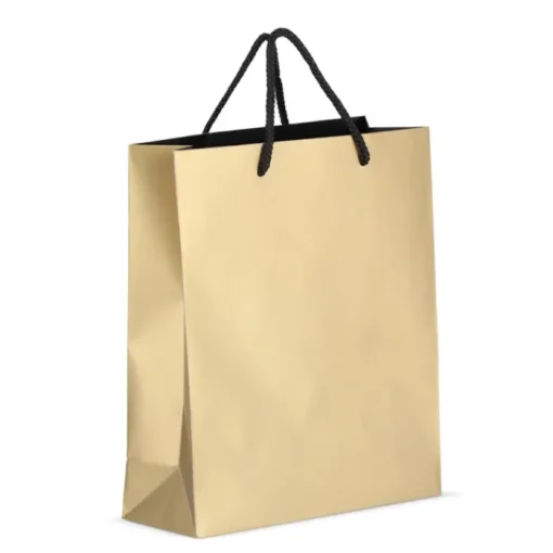 Gift Campaign Borsa regalo in carta con manici e interno nero 24x10x30 cm> Buste Di Carta