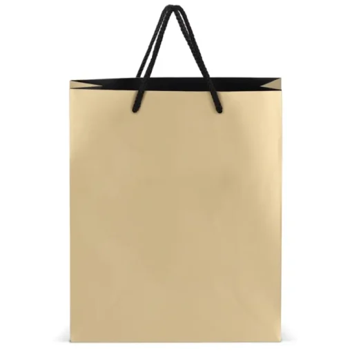 Gift Campaign Borsa regalo in carta con manici e interno nero 24x10x30 cm> Buste Di Carta