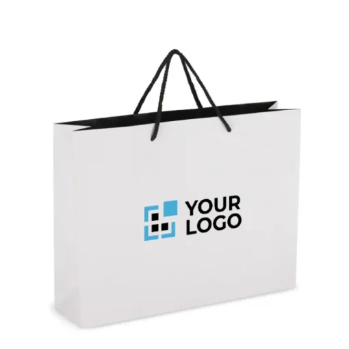 Gift Campaign Borsa regalo in carta con manici e interno nero 40x12x30 cm> Buste Di Carta