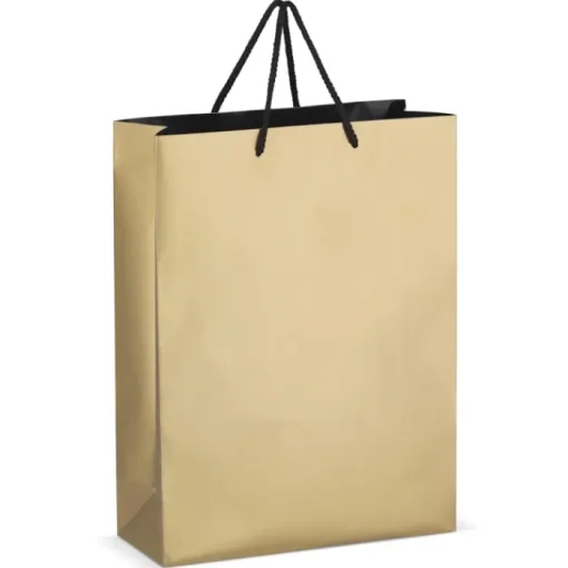 Gift Campaign Borsa regalo in carta con manici e interno nero 30x12x40 cm> Buste Di Carta