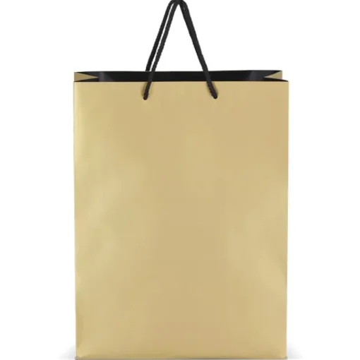 Gift Campaign Borsa regalo in carta con manici e interno nero 30x12x40 cm> Buste Di Carta