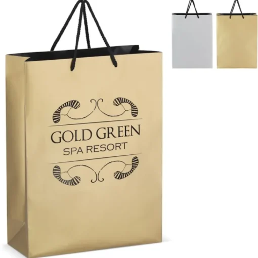 Gift Campaign Borsa regalo in carta con manici e interno nero 30x12x40 cm> Buste Di Carta