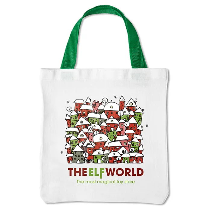 Gift Campaign Borsa shopper colorabile con 5 pennarelli in cotone 200 g/m2 Canvas> Regali Per Bambini|Matite Colorate