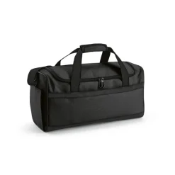 Gift Campaign Borsa sportiva personalizzata in rPET 600D con cinghie nere riflettenti> Borse Da Palestra
