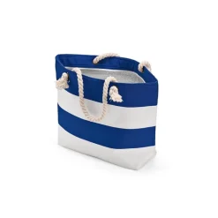 Gift Campaign Borsa termica a righe in rPET con manici in cotone riciclato da 15l></noscript> Borse Termiche