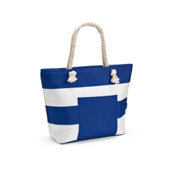 Gift Campaign Borsa termica a righe in rPET con manici in cotone riciclato da 15l></noscript> Borse Termiche