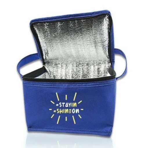 Gift Campaign Borsa termica classica con spazio per sei lattine in tnt da 80 g/m2> Borse Termiche