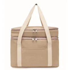 Gift Campaign Borsa termica con logo doppio scomparto tracolla cotone Canvas Duo></noscript> Borse Termiche