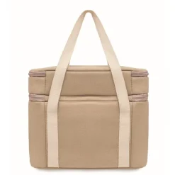Gift Campaign Borsa termica con logo doppio scomparto tracolla cotone Canvas Duo></noscript> Borse Termiche