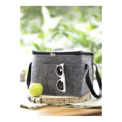Gift Campaign Borsa termica con logo in feltro RPET con tasca frontale></noscript> Borse Termiche