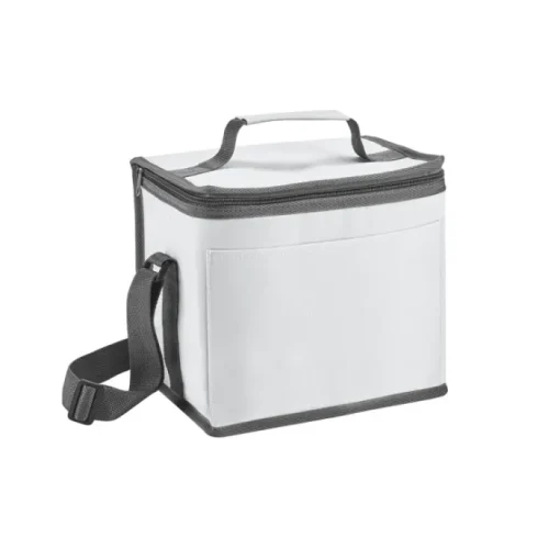 Gift Campaign Borsa termica con logo tasca frontale manico tracolla regolabile Cube> Borse Termiche