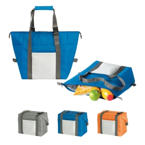 Gift Campaign Borsa termica con zip doppio utilizzo manici regolabili imbottita Duo> Borse Termiche