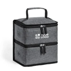 Gift Campaign Borsa termica doppio scomparto con zip maniglia rinforzata Dual RPET><noscript><img width=