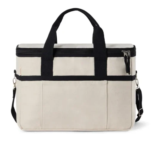 Gift Campaign Borsa termica grande in tela riciclata da 500 g/m2 con tracolla> Borse Termiche