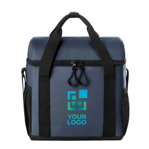 Gift Campaign Borsa termica imbottita in 600D RPET con doppia zip e capacità di 11l> Borse Termiche