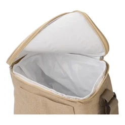 Gift Campaign Borsa termica in 600 D rPET con base di sughero e tasca anteriore> Borse Termiche