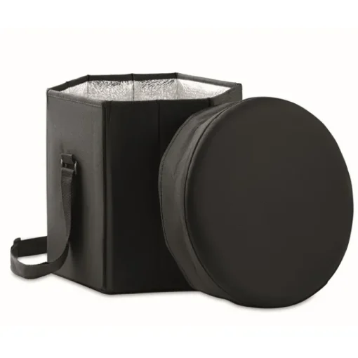 Gift Campaign Borsa termica in alluminio con logo si trasforma in sgabello o tavolino> Borse Termiche