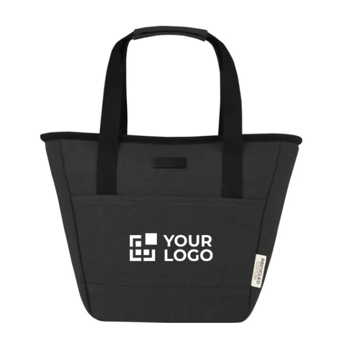 Gift Campaign Borsa termica in cotone riciclato 330g/m2 con scomparto 6l/9 lattine> Borse Termiche