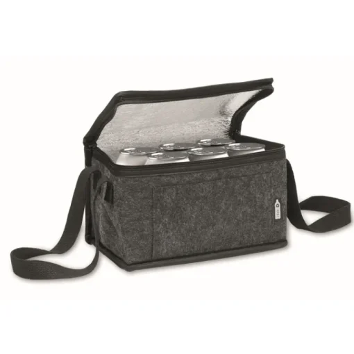 Gift Campaign Borsa termica in feltro rPET da 1 mm con tasca frontale da 5l> Borse Termiche