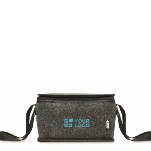 Gift Campaign Borsa termica in feltro rPET da 1 mm con tasca frontale da 5l> Borse Termiche
