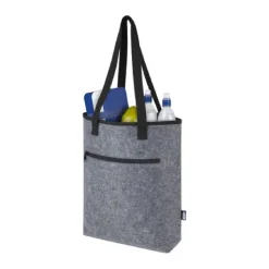 Gift Campaign Borsa termica in feltro riciclato GRS con manici lunghi in cotone></noscript> Borse Termiche|Borse Per La Spesa