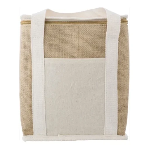 Gift Campaign Borsa termica in juta con tasca frontale in cotone personalizzabile> Borse Termiche